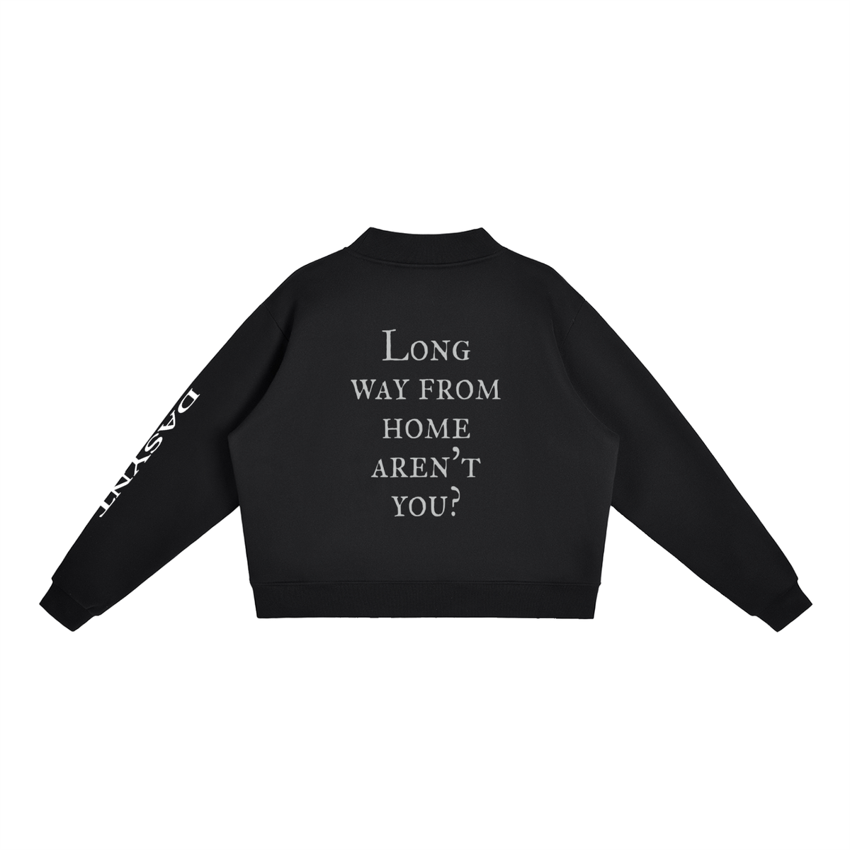Essential Fleece Mock-Neck Crew Sweatshirt