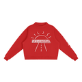 Essential Fleece Mock-Neck Crew Sweatshirt