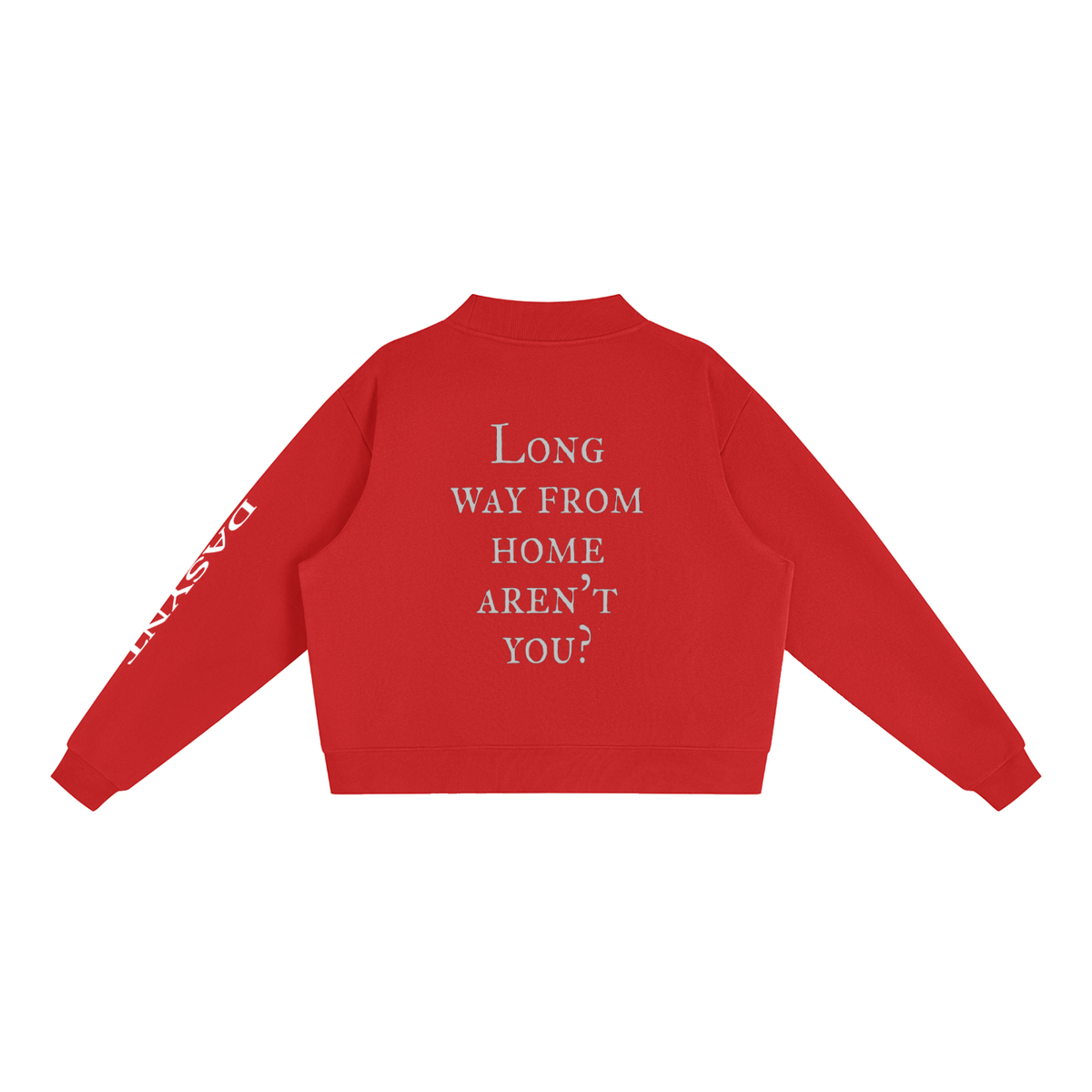 Essential Fleece Mock-Neck Crew Sweatshirt