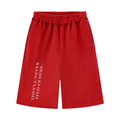 Unisex Raw Edge Fleece Shorts